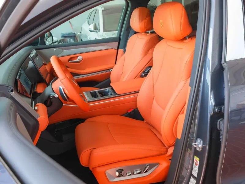2025 BYD Tang DM-i 4 Cylinders Plug-in Hybrid Engine Grey Orange SUV AWD