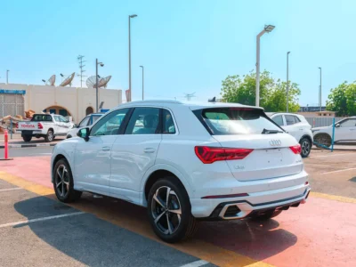 2025 Audi Q3 35 TFSI S-Line 1.5 Litres 4 Cylinders Turbo Petrol Engine White Black SUV