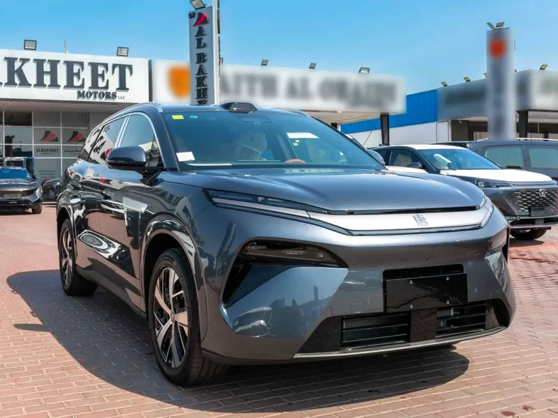 2025 BYD Tang DM-i 4 Cylinders Plug-in Hybrid Engine Grey Orange SUV AWD