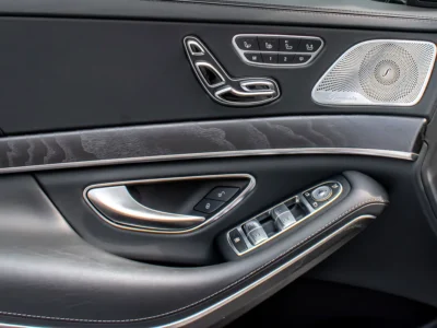 Mercedes-Benz S-Class S 63 AMG 4 Matic 4.0L V8 Biturbo Engine White Black Sedan