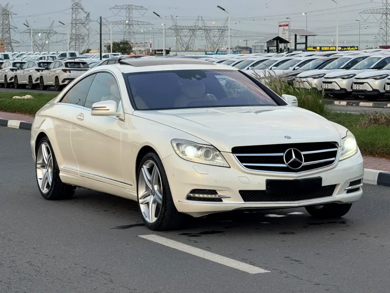 2012 Mercedes-Benz CL-Class CL 550 8 Cylinders Petrol Engine White Coupe