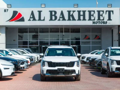2025 Kia Sorento DLX AWD 3.5 Litres 6 Cylinders Petrol Engine White SUV GCC Specs