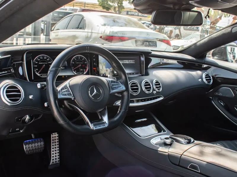 2015 Mercedes-Benz S-Class S 63 AMG V8 Biturbo Petrol Engine Black Coupe