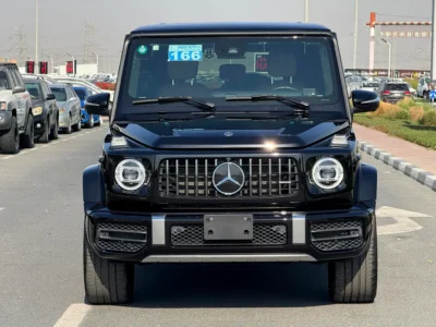 2019 Mercedes-Benz G-Class G 63 AMG 8 Cylinders Black Brown SUV 5A Auction Grade