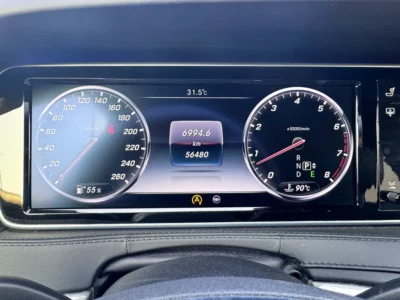 2015 Mercedes-Benz S-Class S 550 8 Cylinders Petrol Engine White Black Sedan