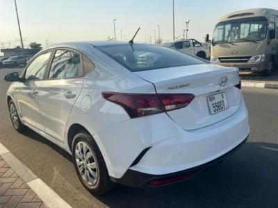 2023 Hyundai Accent GL 4 Cylinders Petrol Engine White Grey Sedan GCC Specs