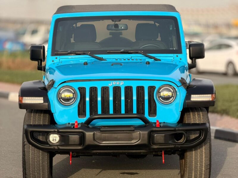 2017 JEEP WRANGLER SPORT V6 Petrol Engine 3.6 Litres Blue Black SUV 4WD