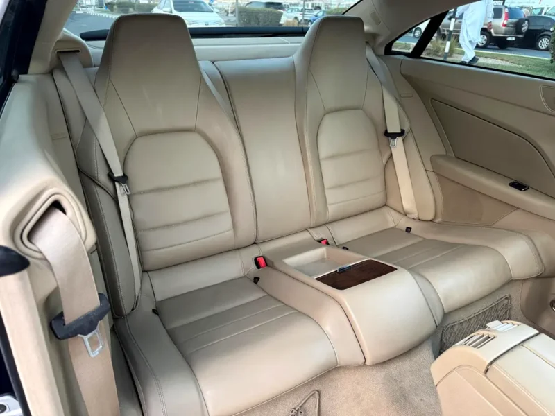 2011 Mercedes-Benz E-Class E550 V8 Petrol Engine Black Beige Coupe AUCTION GRADE 4/B