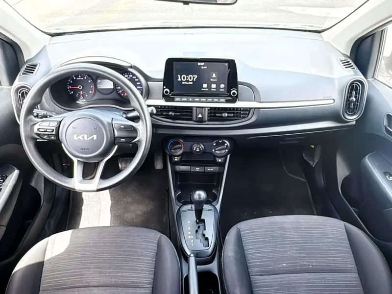 2023 Kia Picanto LX 4 Cylinders Petrol Engine White Black Hatchback GCC Specs