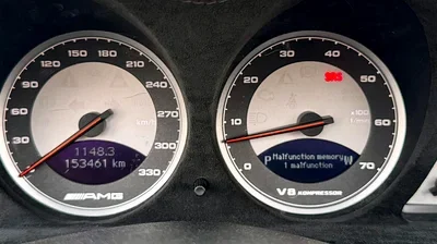 2003 Mercedes-Benz SL-Class SL 55 AMG Kompressor 8 Cylinder Black Convertible