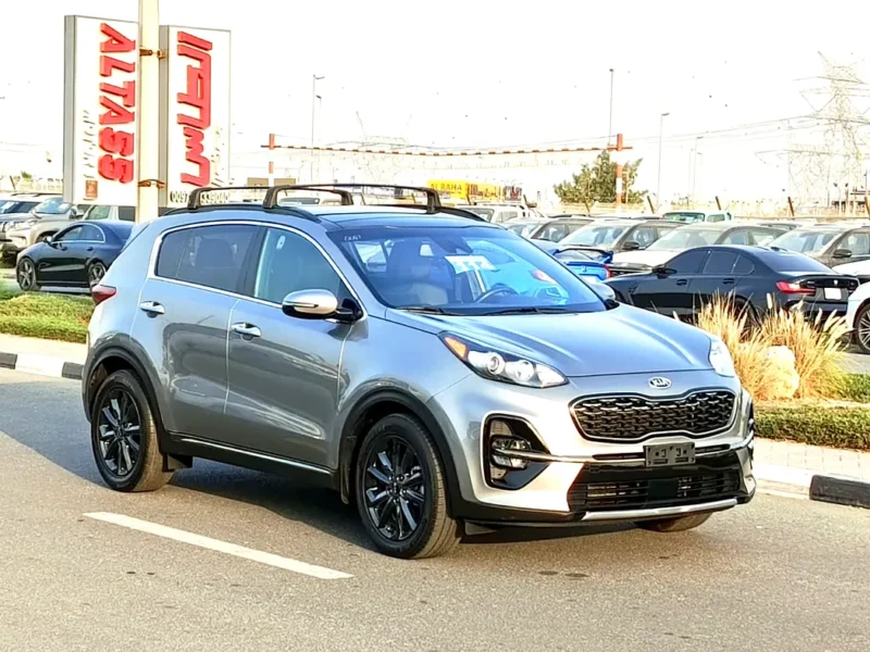2020 Kia Sportage EX 4 Cylinders Petrol Engine Silver Black SUV Full Option