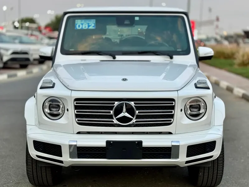 2024 Mercedes-Benz G-Class G 400 d 6 Cylinders Diesel Engine White Black SUV