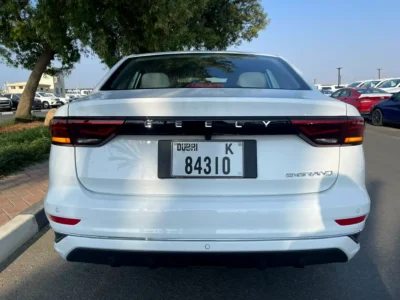 2024 Geely Emgrand GT 4 Cylinders Petrol Engine White Beige Sedan GCC Specs