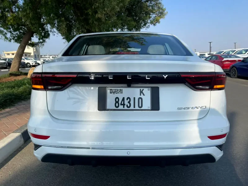 2024 Geely Emgrand GT 4 Cylinders Petrol Engine White Beige Sedan GCC Specs