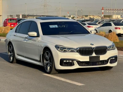 2017 BMW 7-Series 750Li 8 Cylinders Petrol Engine White Black Sedan CONDITION