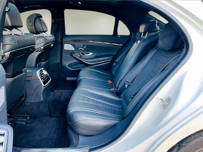 2015 Mercedes-Benz S-Class S 550 8 Cylinders Petrol Engine White Black Sedan