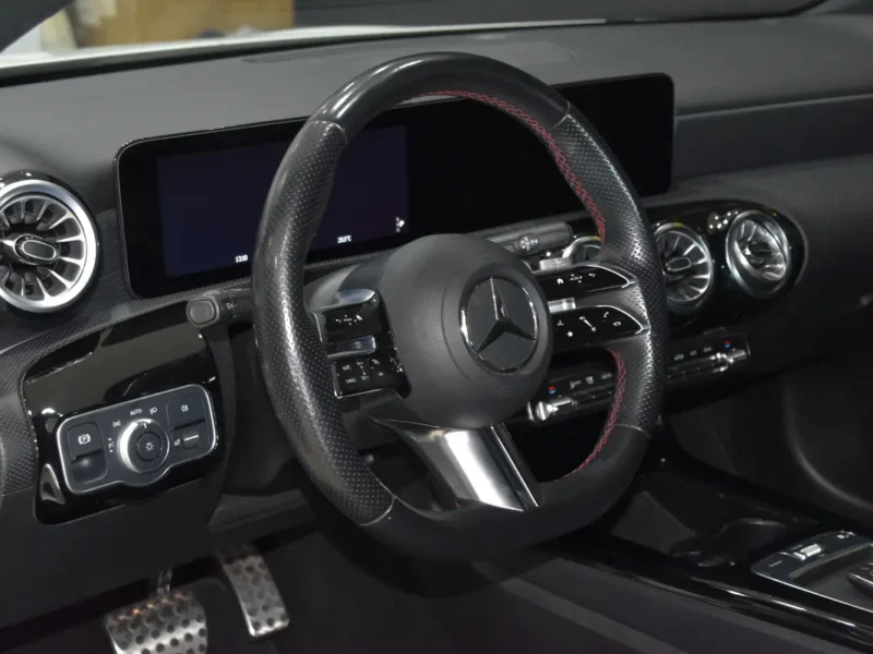 2023 Mercedes-Benz A-Class A 200 AMG 4 Cylinders Petrol Engine White Black Sedan GCC
