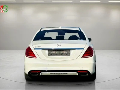 2015 Mercedes-Benz S-Class S 550 8 Cylinders Petrol Engine White Black Sedan