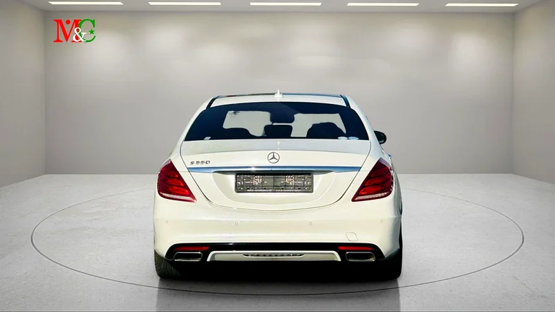 2015 Mercedes-Benz S-Class S 550 8 Cylinders Petrol Engine White Black Sedan