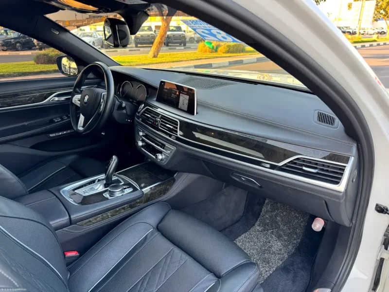 2017 BMW 7-Series 750Li 8 Cylinders Petrol Engine White Black Sedan CONDITION
