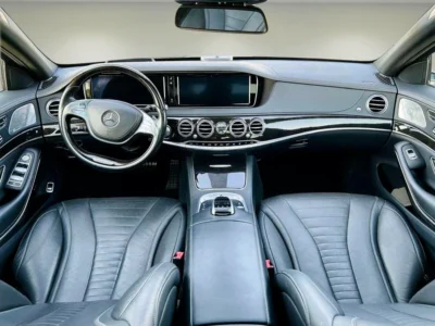 2015 Mercedes-Benz S-Class S 550 8 Cylinders Petrol Engine White Black Sedan
