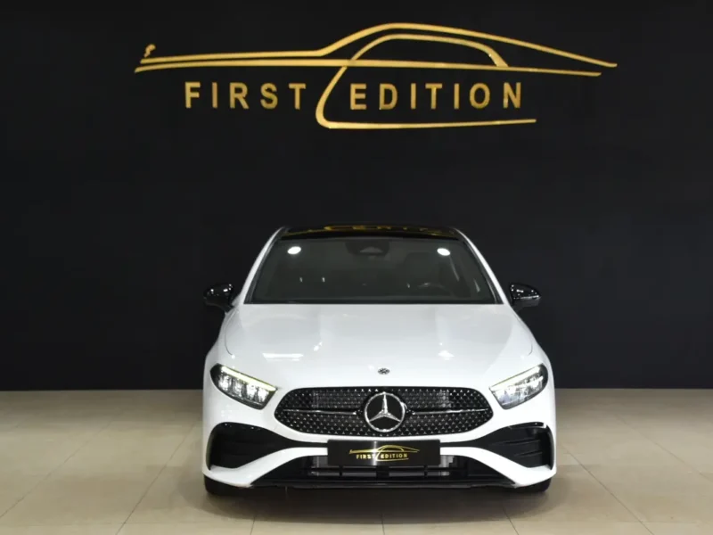 2023 Mercedes-Benz A-Class A 200 AMG 4 Cylinders Petrol Engine White Black Sedan GCC