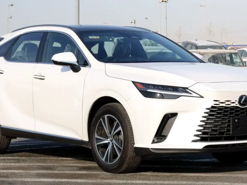 2025 Lexus RX-Series RX 350 Premier 2.4L Turbocharged I4 Engine White Brown SUV