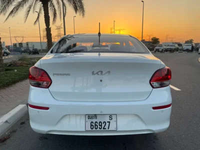 2023 Kia Pegas LX 4 Cylinders Petrol Engine White Grey Sedan GCC Specs Automatic
