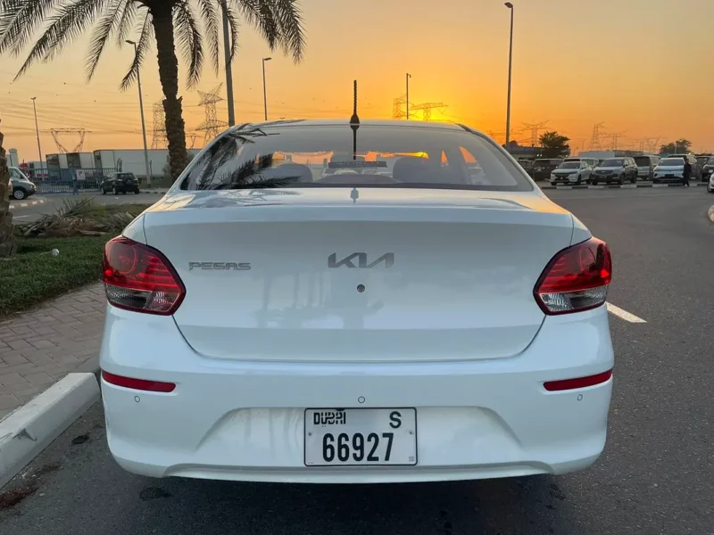2023 Kia Pegas LX 4 Cylinders Petrol Engine White Grey Sedan GCC Specs Automatic