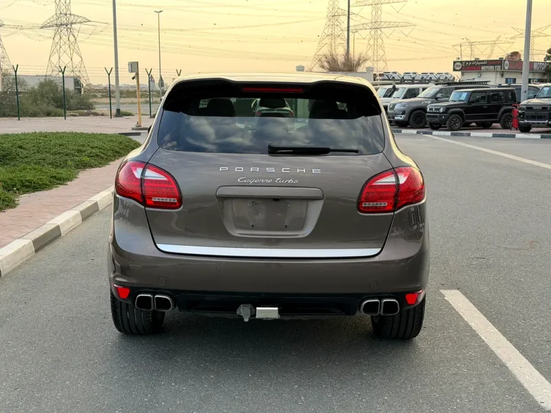 2014 Porsche Cayenne Turbo 4.8L 8 Cylinders Engine Brown Metallic SUV 4.5 GRADE
