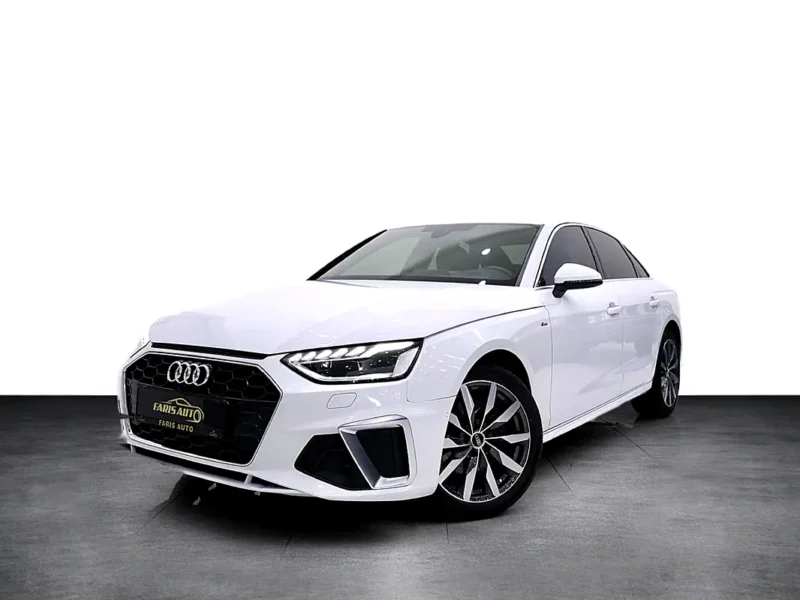 2023 Audi A4 40 TFSI S-line 4 Cylinders Petrol Engine White Black Sedan Fully Loaded GCC