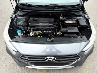 2019 Hyundai Accent GL 4 Cylinders Petrol Engine Grey White Sedan GCC Specs