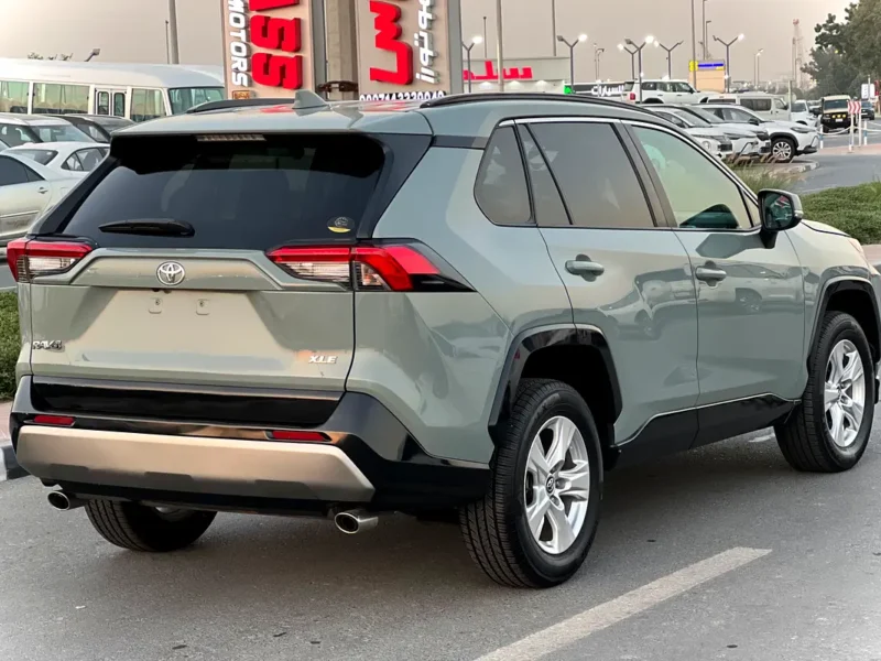 2021 Toyota Rav 4 XLE 4 Cylinders Petrol Engine Green Black SUV FULL OPTION
