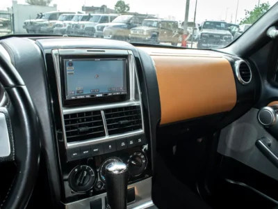 2007 Ford Explorer Base 6 Cylinders Petrol Engine Black Tan SUV Very Clean Car