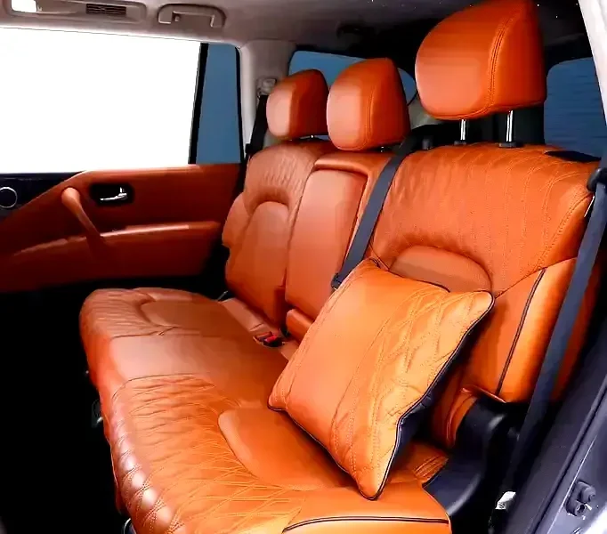 2020 Nissan Patrol LE Platinum 8 Cylinders Petrol Engine Blue Tan SUV GCC Specs FULLY LOADED