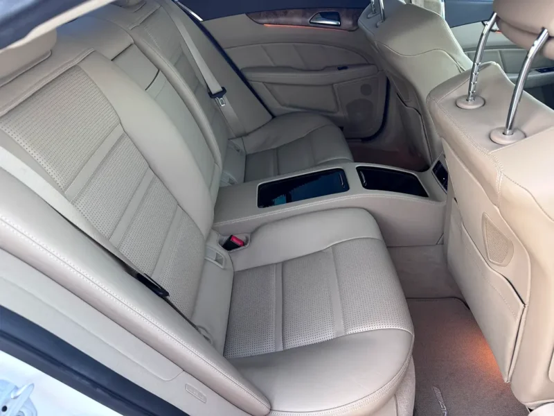 2011 Mercedes-Benz CLS-Class CLS 63 AMG 8 Cylinders Petrol Engine White Beige Sedan