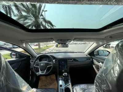 2023 JAC J7 Turbo 4 Cylinders Petrol Engine Grey Beige Sedan GCC Specs
