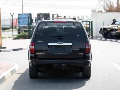 2007 Ford Explorer Base 6 Cylinders Petrol Engine Black Tan SUV Very Clean Car
