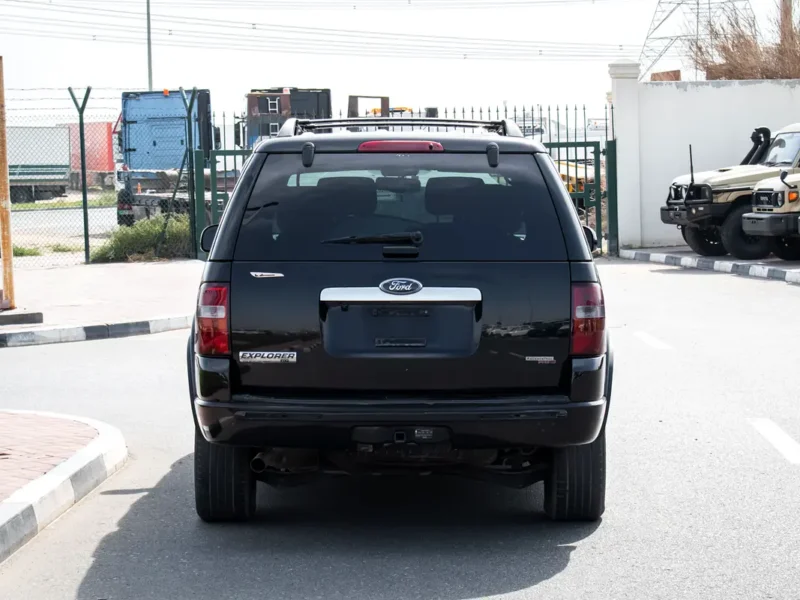 2007 Ford Explorer Base 6 Cylinders Petrol Engine Black Tan SUV Very Clean Car