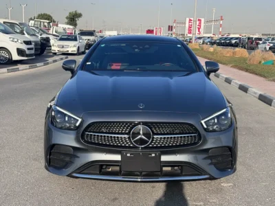 2021 Mercedes-Benz E-Class E450 4MATIC 6 Cylinders Petrol Engine Grey Red Coupe