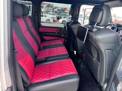 2017 Mercedes-Benz G-Class G 63 AMG 4.0L V8 Biturbo Petrol Engine White Red SUV