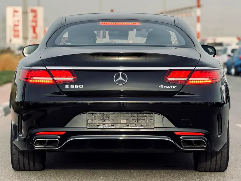 2020 Mercedes-Benz S-Class S 560 4MATIC 8 Cylinders Petrol Engine Black Coupe