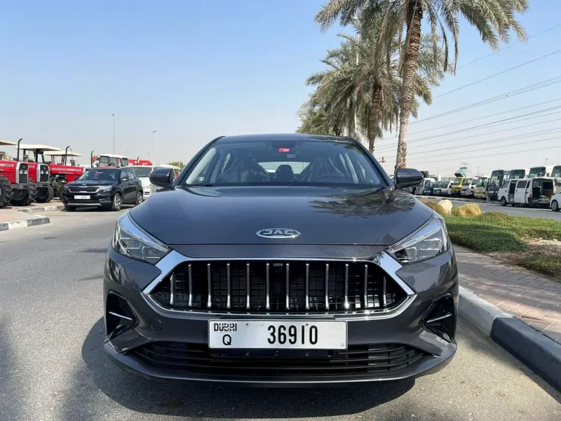2023 JAC J7 Turbo 4 Cylinders Petrol Engine Grey Beige Sedan GCC Specs