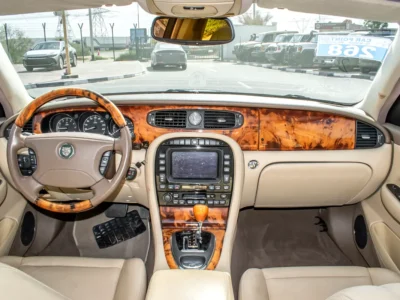 2006 Jaguar XJ 8 8 Cylinders Petrol Engine Grey Beige Sedan Well Maintained and Clean