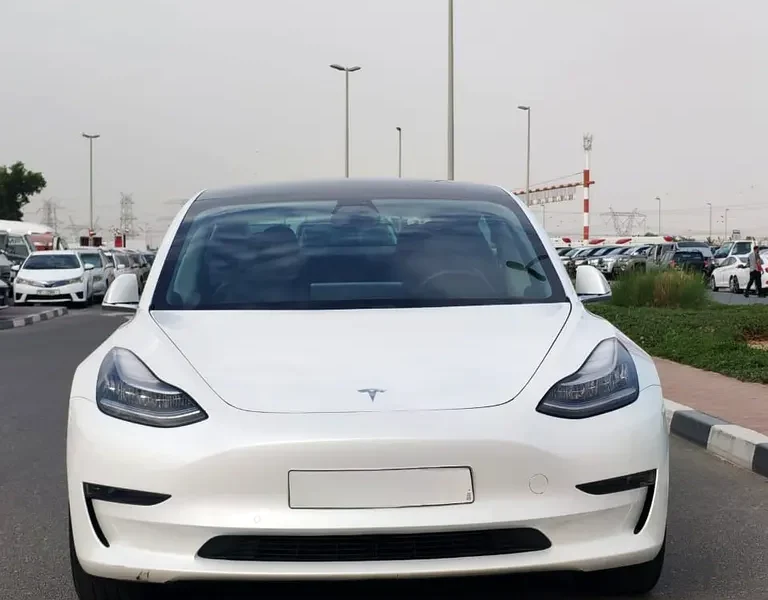 2020 Tesla Model 3 Standard Electric Vehicle 350 - 450 KM Range White Black Sedan