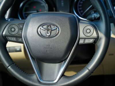 2022 Toyota Camry 2.5 Litres 4 Cylinders Hybrid Engine Gold Beige Sedan GCC Specs