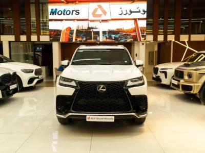 2025 Lexus LX700h F Sport 3.5 Litres 6 Cylinders Hybrid Engine White Red SUV