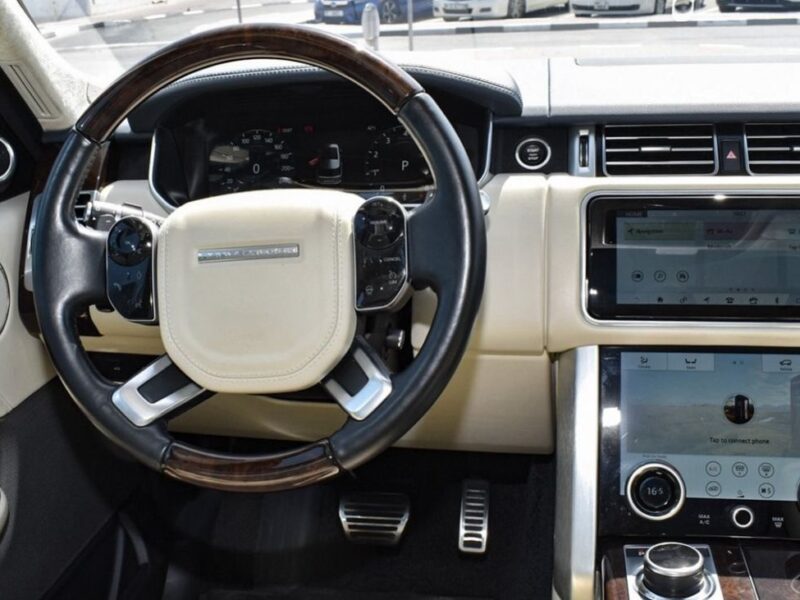 2022 Land Rover Range Rover HSE P400 3.0L 6-Cylinder Inline Petrol Blue Beige SUV