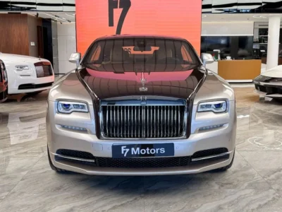 2019 Rolls-Royce Wraith 6.6L Twin-Turbocharged V12 Engine Gold Tan Coupe GCC Specs