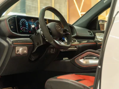 2024 Mercedes-Benz GLE 63 S AMG Coupe 4MATIC+ 4.0L V8 Biturbo White Red Coupe